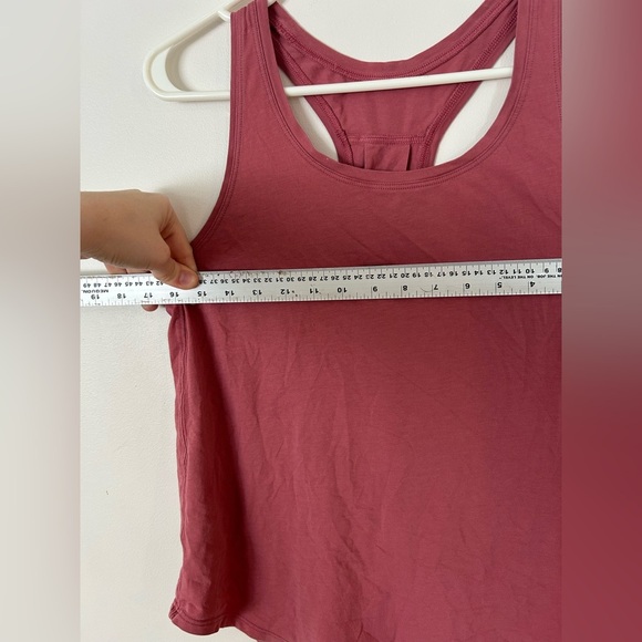 Lululemon Pleated Love Tank Top Cherry Tint Dusty Rose Size 6 - Picture 5 of 8